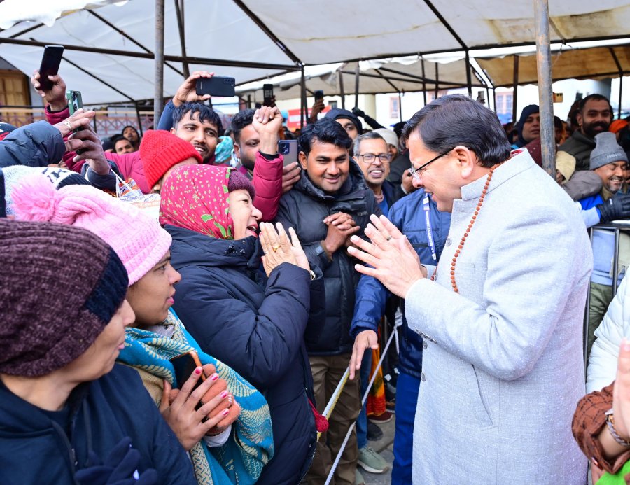CM Dhami meets tourist amidst Char Dham Yatra begins toda