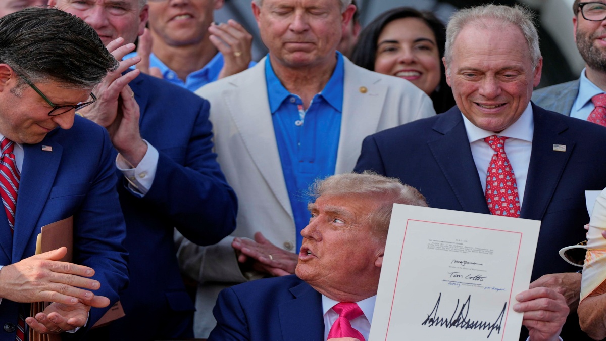 TRUMP SIGNS TAX AND SPENDING BILL