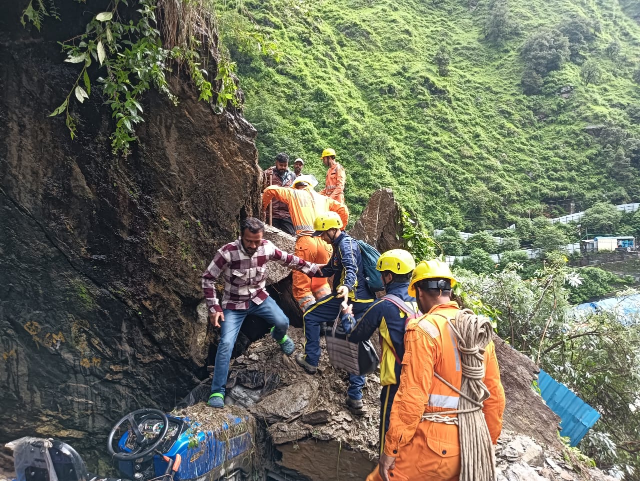 Rudraprayag Rumsi heavy rainfall