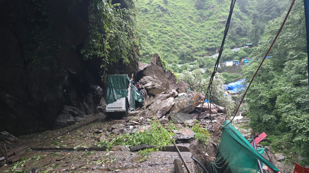 Rudraprayag Rumsi heavy rainfall
