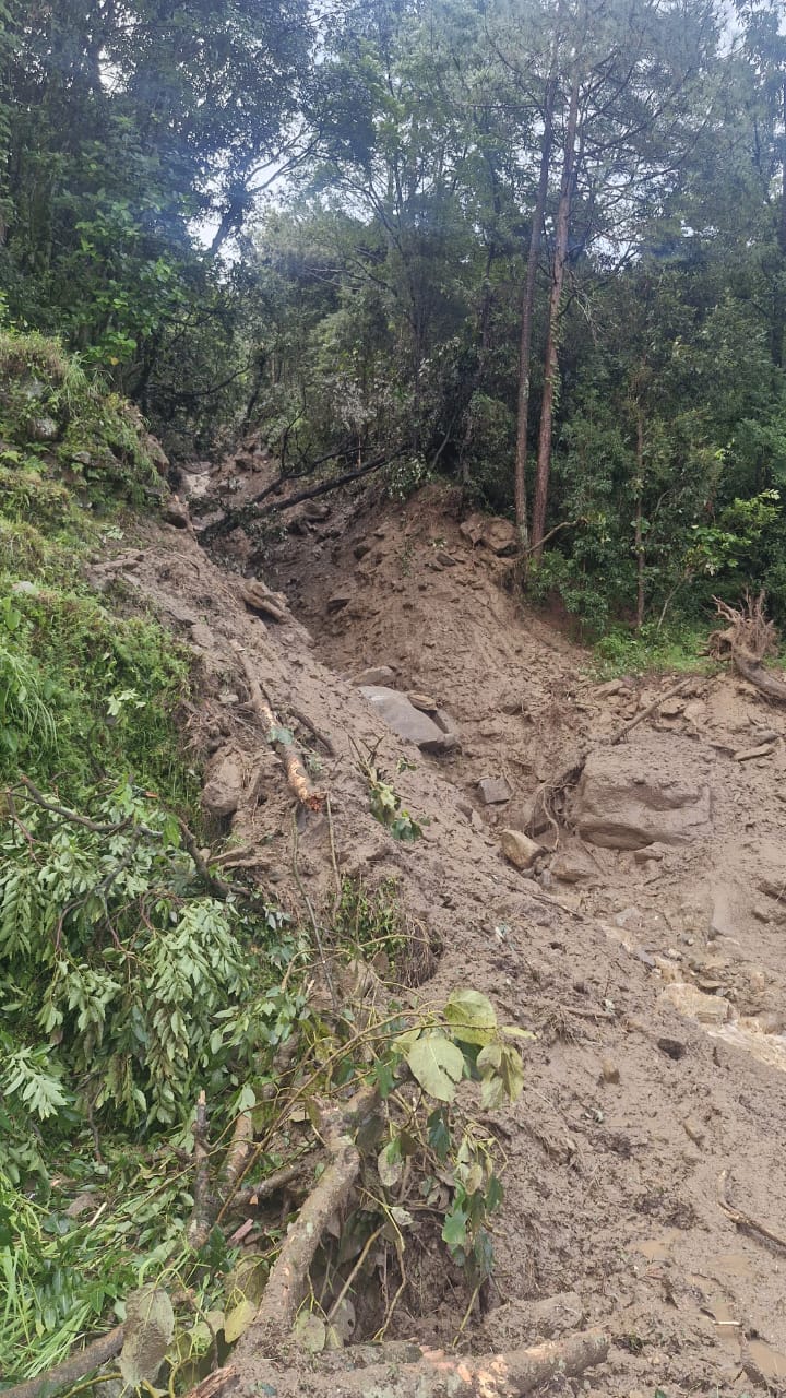 Rudraprayag Rumsi heavy rainfall