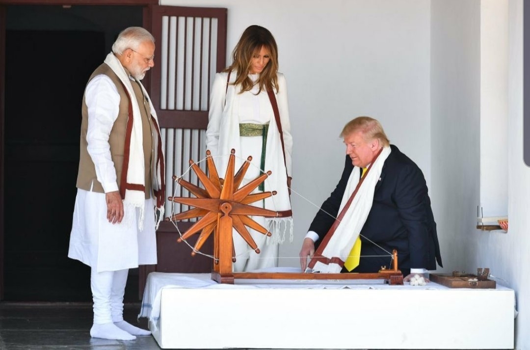 Donald Trump Charkha
