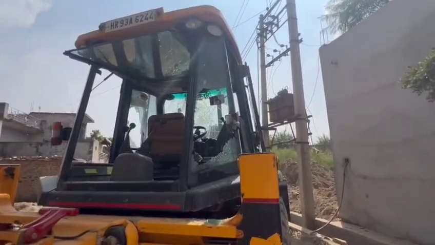 Firing on Nuh Police