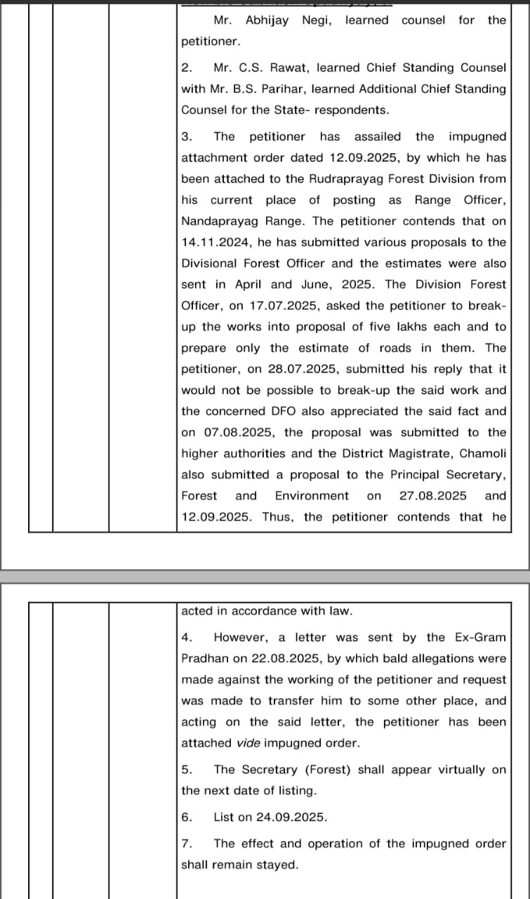 Uttarakhand Forest Department