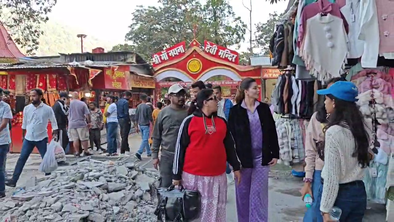 Urvashi Rautela in Nainital