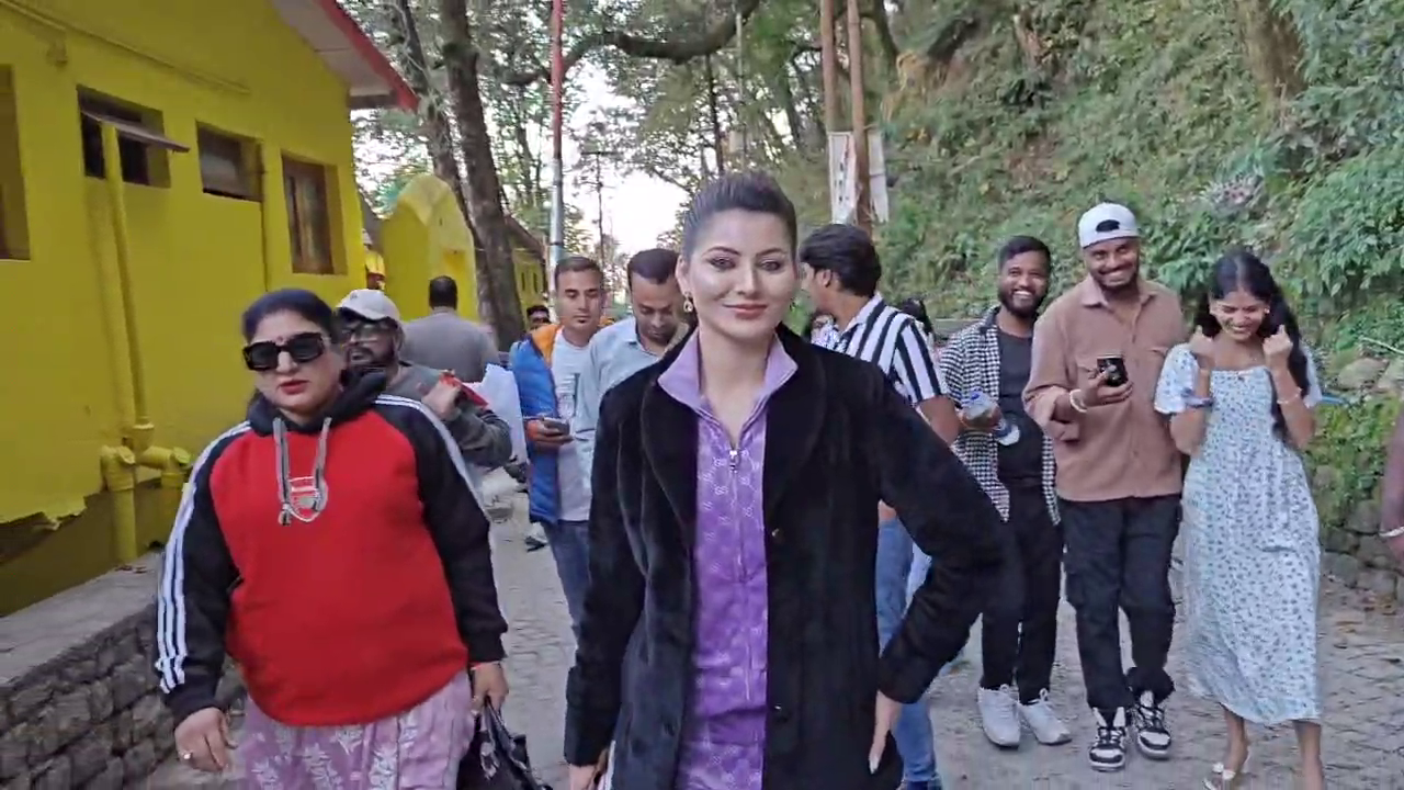 Urvashi Rautela in Nainital