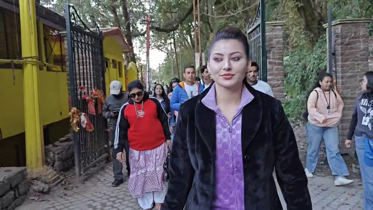 Urvashi Rautela in Nainital