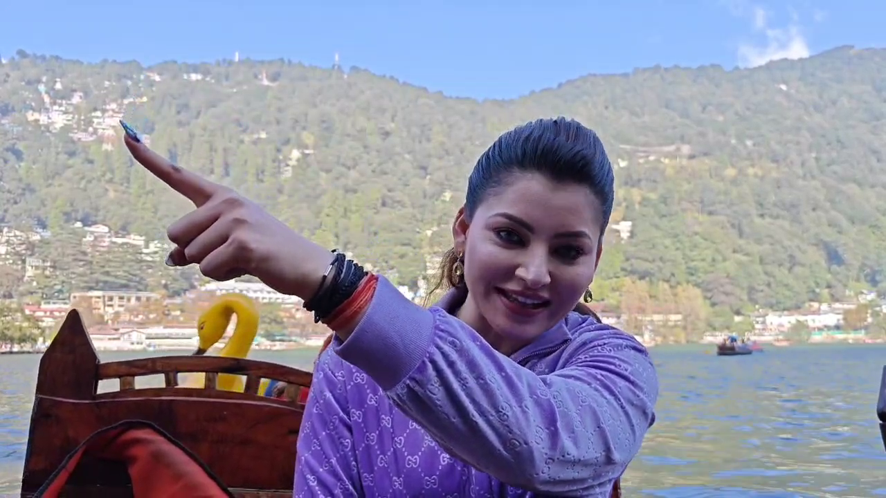 Urvashi Rautela in Nainital