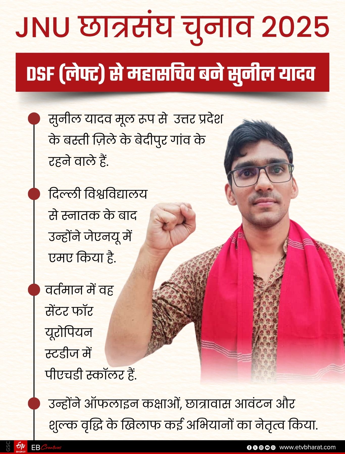 महासचिव बने सुनील यादव