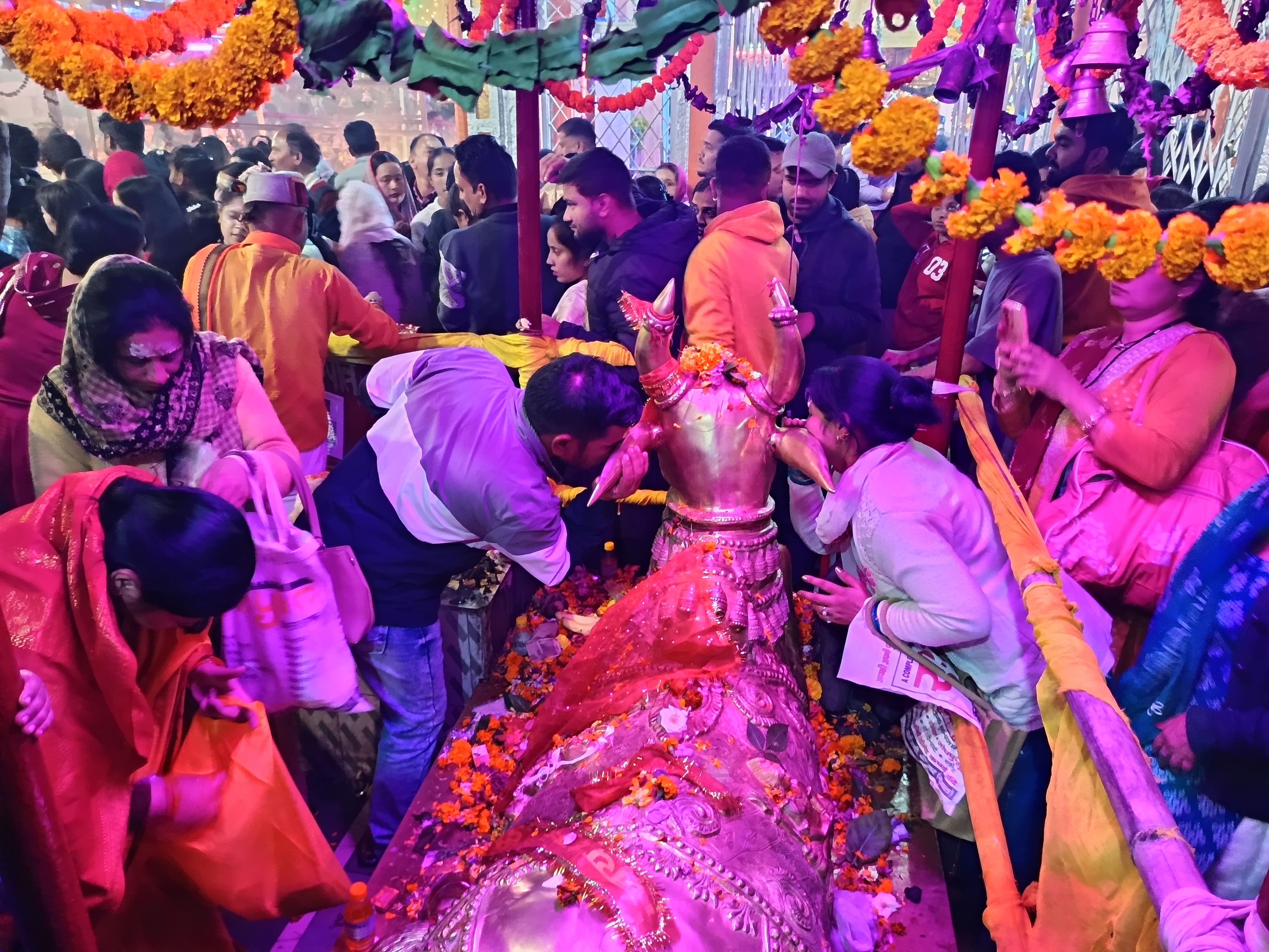 Khada Diya Rituals in Kamleshwar Temple