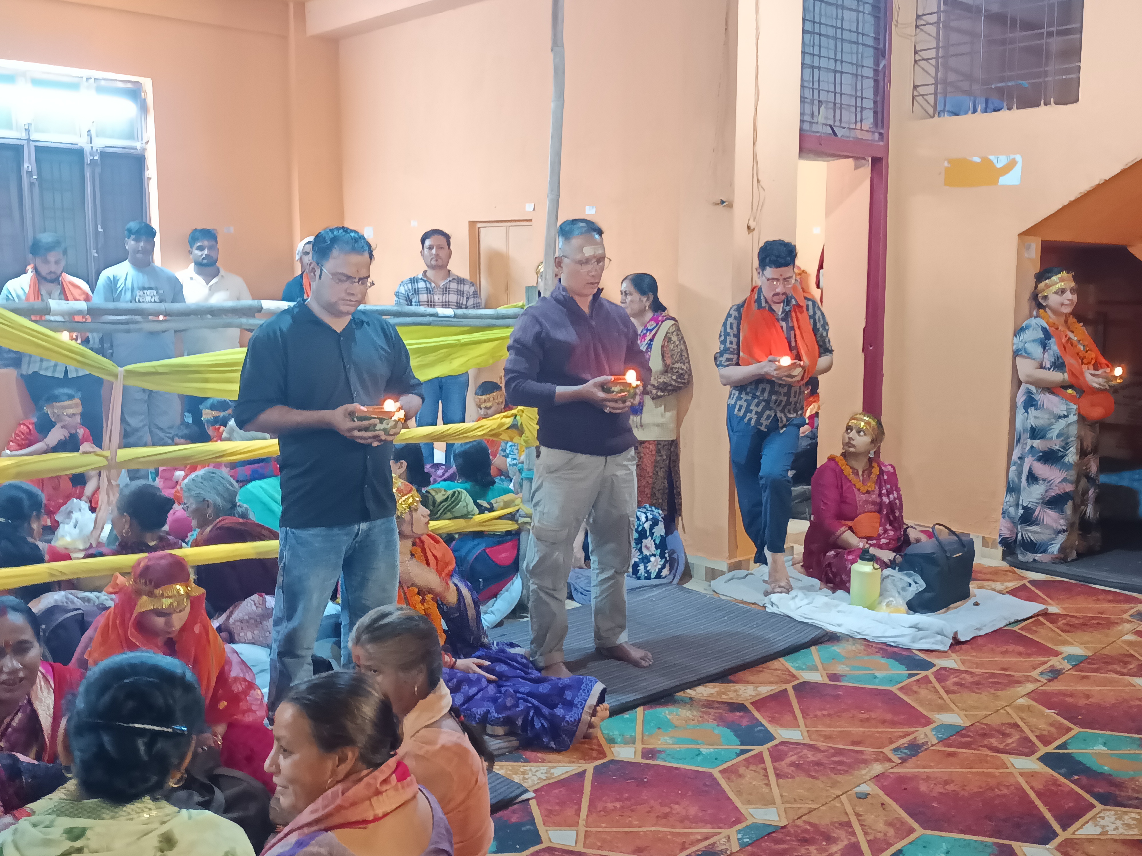 Khada Diya Rituals in Kamleshwar Temple